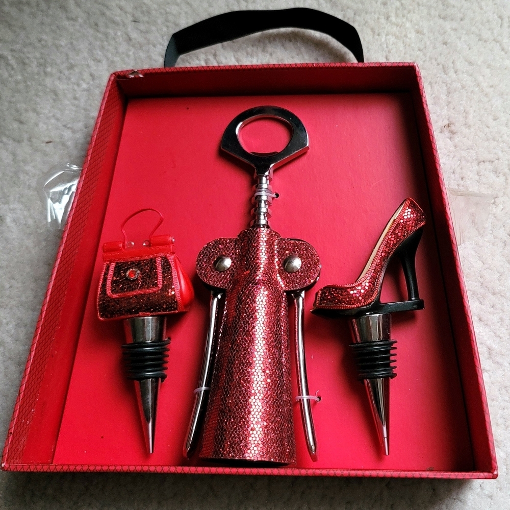 Wild Eye Designs Fashion Wine Set Crimson Red